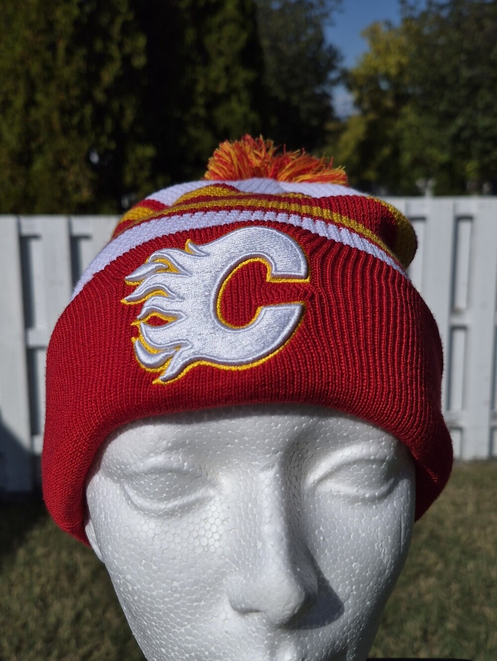 Calgary Flames Fanatics Authentic Pro Draft Cuffed Knit Hat